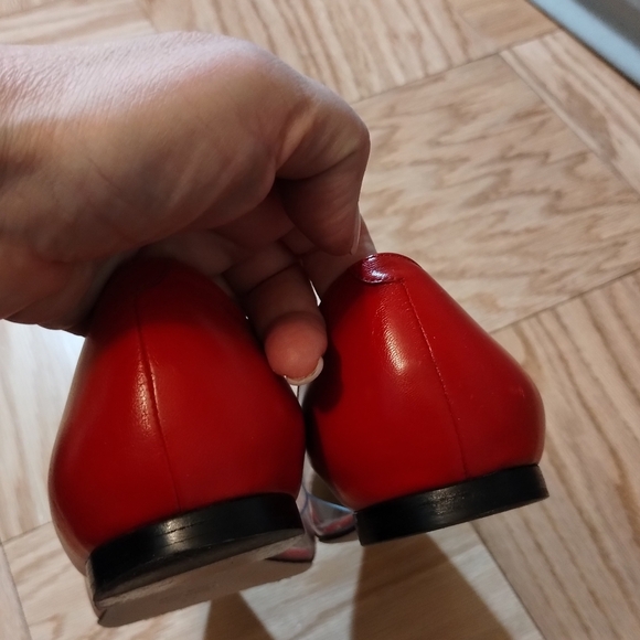 Tamara Mellon Capretto Flats Red Size EU42/US:10-10.5 - Picture 9 of 15